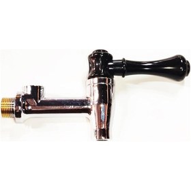 Resim 3/8 arka diş çevirmeli 16x1,5mm göstergeli metal musluk 