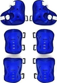 Resim Delta Prt-78 Paten ve Kaykay Koruyucu Set Mavi L Beden 