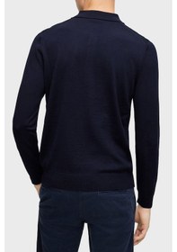 Resim Boss Erkek Polo Yaka Kazak 50476357 404 Lacivert Lacivert 