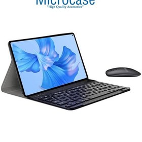 Resim Honor Uyumlu Pad X8 Lite Bluetooth Klavye Ve Mouse + Standlı Kılıf -bkk6 