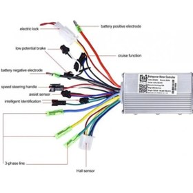 Resim CANSINMOTORS 60V 2000W BLDC Motor Sürücüsü 