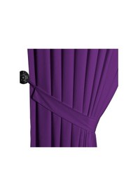 Resim Mor Ada Fon Perde Normal Pile 1'e 2,5 Pile-mor Mor 