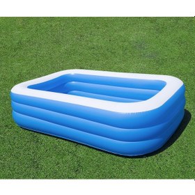 Resim Tcherchi 1.5 M Şişme Yüzme Havuzu Aile Boyu - Yaz için İdeal 
