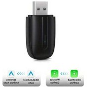 Resim Fastbuy Kablosuz Usb Type-c Dongle, 2si1 Carplay Android Auto, Otomatik Bağlantı, Siyah 