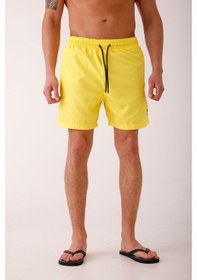 Resim Salınus Desenli Deniz Şortu - Sarı Sarı 