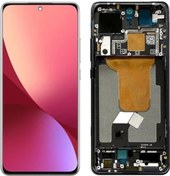Resim Xiaomi Mi 12 Uyumlu Çıtalı A Kalite Lcd Ekran Dokunmatik Siyah 