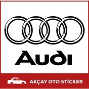 Resim Audi Amblem Sticker Audi Oto Sticker Audi Araba Sticker 