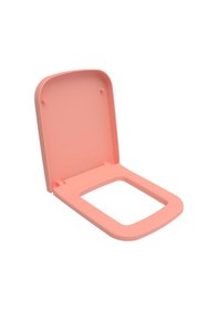 Resim Bocchi Tutti S Klozet Kapağı Yavaş Kapanır Mat Somon A0322-032 Beyaz 