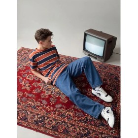 Resim LC Waikiki Lcw Kids Indigo Baggy Fit Erkek Çocuk Jean Pantolon 