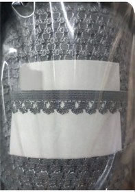 Resim Çamaşır Lastiği Dantelli 1 Cm 75 Metre 1 Top Gri 