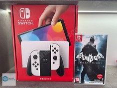 Resim Nintendo Switch OLED SIFIR + GARANTİ + BATMAN ARKHAM TRILOGY 