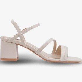 Resim Stato Kadın Yazlık Topuklu Ayakkabı Beyaz Beyaz 