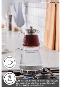 Resim Karaca Keops Borosilikat Cam Çaydanlık 