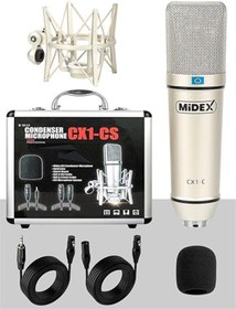 Resim yenibagshop Special Paket-2 Stüdyo Ekipmanları GLX-700RD Ses Kartı CX1 Mikrofon Kulaklık Stand 