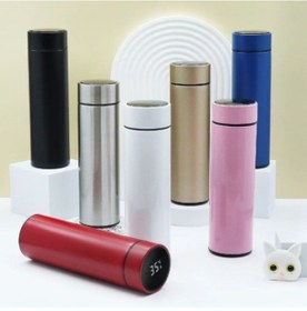 Resim Büro Ev Ofis Yazlık Kamp İçin 500ml Sıcaklık Göstergeli Dijital Termos Diğer 