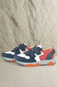 Resim Rakerplus Hakiki Deri Lacivert Çocuk Sneakers Spor Ayakkabı 