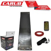 Resim Carub Matrix Panel Led 37x9cm Kumanda Ve Telefon Uygulamalı 