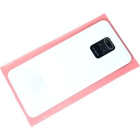 Resim Tkgz Xiaomi Redmi Note 9s Arka Kapak Batarya Kapağı Kamera Camı Beyaz 