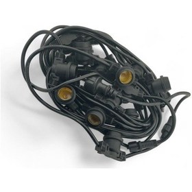 Resim Seyyar Lamba Çok Duylu E27 Duy 20 Adet - 10 Metre 