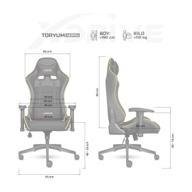 Resim Hype Store Toryum Oyuncu Koltuğu Sarı/siyah 