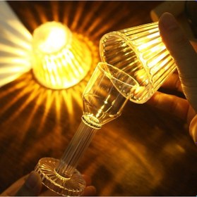 Resim 2in1 Led Işıklı Mini Abajur + Işıklı Bardak Gün Işığı Led Masa Lambası Yılbaşı Hediyeleri Yılbaşı Dekorları 