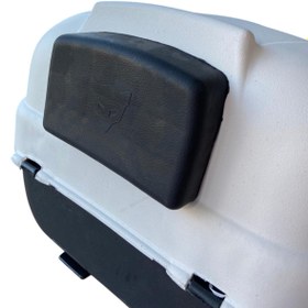 Resim TİEN MOTOR Tien 32 Litre Motosiklet Çantası - Beyaz - (Sırt Dayama Pedi Dahil) 