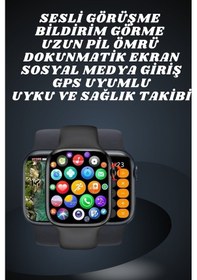 Resim Ekranlı Yeni Nesil Pro Kulaklık Ve Akıllı Saat Kampanyası Kulak İçi Mikrofonlu 