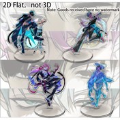 Resim 2D Düz, 1 Adet Anime Karakter Heykeli - Canlı Müzik Temalı Tasarımlı Çift Taraflı Akrilik Masaüstü Figürü, Dinamik Pozlar ve Renkli Kıyafetler - İç Mekan/Dış Mekan Dekoru, Elektriksiz Kullanım - Anime Hayranları için Mükemmel Hediye, Koleksiyonluk Ev & Ofis Dekorasyonu, Dayanıklı Dekor Parçası, 2D Düz 