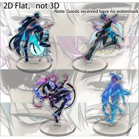 Resim 2D Düz, 1 Adet Anime Karakter Heykeli - Canlı Müzik Temalı Tasarımlı Çift Taraflı Akrilik Masaüstü Figürü, Dinamik Pozlar ve Renkli Kıyafetler - İç Mekan/Dış Mekan Dekoru, Elektriksiz Kullanım - Anime Hayranları için Mükemmel Hediye, Koleksiyonluk Ev & Ofis Dekorasyonu, Dayanıklı Dekor Parçası, 2D Düz 