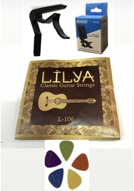 Resim Lilya Klasik Gitar Teli 4'Lü Ekonomik Set 