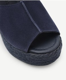 Resim Yargıcı Hasır Toka Detaylı Yüksek Deri Espadril 25ykay4031x 004 Lacivert 