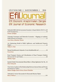 Resim Efil Ekonomi Araştırmaları Dergisi - Cil 1 Sayı 1 2018 