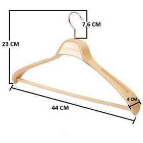 Resim Ceket Askısı 44 Cm Masif Ahşap Takım Elbise Kıyafet Askısı Ev Tipi 5 Adet Diğer 
