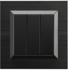 Resim Ovivo Quantum Siyah Üçlü Anahtar 