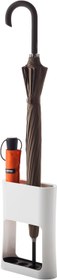 Resim Oval Şemsiye Tutucu, Beyaz, Modern Tasarım, 28 cm - Beyaz 