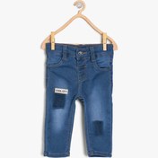 Resim Erkek Bebek Aplikeli Jean Pantolon 
