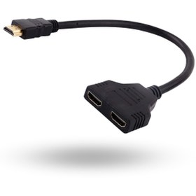 Resim ForWhat Büro Ev Ofis Cihazları için 2PORT Hdmı Çoğaltıcı 