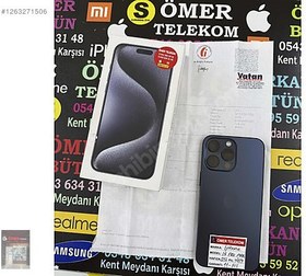 Resim Apple iPhone 15 Pro Max İkinci El TR | 256 GB | Mavi 