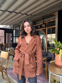 Resim Urban Suede Blazer Ceket - L 