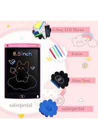 Resim Writing Tablet Lcd 8.5 Inç Uyumlu Dijital Kalemli Çizim Yazı Tahtası Grafik Not Yazma Eğitim Tablet 