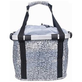 Resim Novahub Taşınabilir Bisepet: Alüminyum Çerçeve, Su Geçirmez Oxford Kumaş, Geniş Depolama Alanı Gri - Alüminyum Çerçeve, Su Geçirmez Oxford Kumaş, Geniş Depolama Alanı Gri 