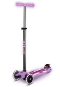 Resim Maxi Micro Deluxe Glow Led Plus Luminous Purple Scooter 