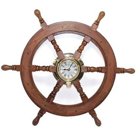 Resim Himarry Duvara Asmalı Dümenli Saat 36 İnc Metal 