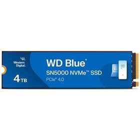 Resim Wd Blue Sn5000, Wds400t4b0e, 4tb, 5500/5000, Gen4, Nvme Pcıe M.2 2280, Ssd 