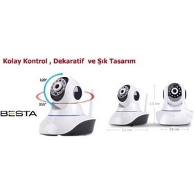 Resim Bebek Güvenlik Kamerası Sesli Gece Görüşlü Kd-5110 