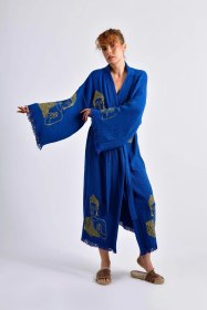Resim Brandsmithshop Mavi Serenity Buddha Kimono Çok Renkli 