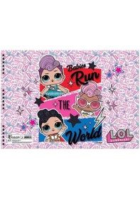Resim L.o.l Resim Defteri 25 X 35 Cm Karışık Renkler 24'lü Şrink 