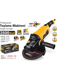 Resim 230MM Profesyonel Taşlama Makinesi 2500W Güçlü ve Dayanıklı 