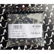 Resim Völkel M8x1.25 1,5d Helicoil Yay V-coıl Germany 100 Adet 