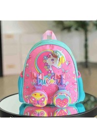 Resim Vest Anaokulu Sırt Çantası Turkuaz Pembe Unicorn Pembe 